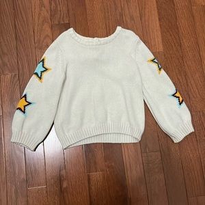 Gymboree kids Size 2T sweater with star detail on sleeve